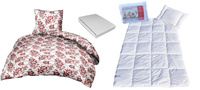 Komplet 100x160 + 50x60 + prześcieradło jersey 80x160 116b-b