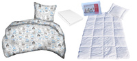 Komplet 100x160 + 40x60 + prześcieradło jersey 80x160 400Sni