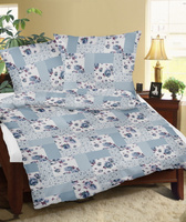 Pościel z kory 140x200 + 70x80 + 40x40 | 107Dpast | pastelowa | patchwork