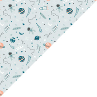 Apaszka bandamka bandana chustka | 202jas | błękitna | kosmos
