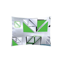 Szaro zielona Poszewka flanela 40x40 - 110zielony