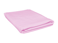 Prześcieradło flanelowe bez gumki 200x220 różowe