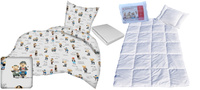 Komplet 100x160 + 50x60 + prześcieradło jersey 80x160 062sza