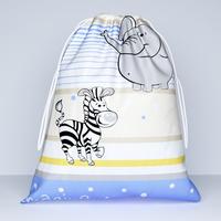 Worek szkolny na buty 104niebieski