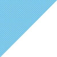Apaszka bandamka bandana chustka | kronie | niebieska | kropki groszki