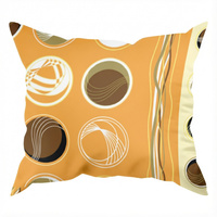 Pomarańczowa Poszewka flanela 40x40 - 317pom