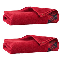 Komplet ręczników 50x90 70x140 Rudolf czerwony