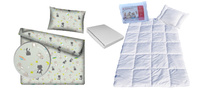 Komplet 100x160 + 50x60 + prześcieradło jersey 80x160 418kos