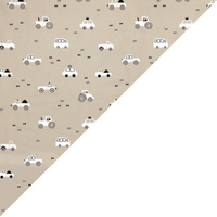 Apaszka bandamka bandana chustka | 486bez | beżowa | autka