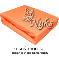 Opaska kosmetyczna na włosy na rzep frotte Łososiowa
