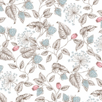 Worek na pościel do przedszkola żłobka | 389pas | biało niebieska | liście jesienne