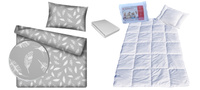 Komplet 100x160 + 40x60 + prześcieradło jersey 80x160  161szary