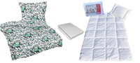 Komplet 100x160 + 50x60 + prześcieradło jersey 80x160 082mięta