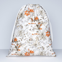 Worek szkolny na buty | 117ecr | ecri | kwiaty