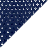 Apaszka bandamka bandana chustka | 425grn | granatowa | kotwice i żaglówki
