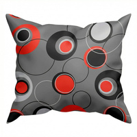 Poszewka z kory 40x40 | 240grf | szara | koła