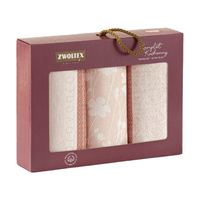 Komplet ścierek kuchennych Provence rudy