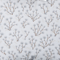 Worek szkolny na buty | 373ost | beżowa | kwiat pustyni