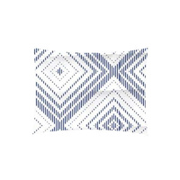 Biało granatowa Poszewka bawełniana na jaśka 40x40 - 315granat