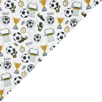 Apaszka bandamka bandana chustka | 089gol | biała | piłki