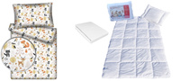 Komplet 100x160 + 50x60 + prześcieradło jersey 80x160 014jel