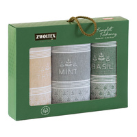 Komplet ścierek kuchennych zioła