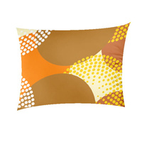 Pomarańczowa Poszewka flanela 40x40 - 342pom