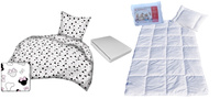 Komplet 100x160 + 40x60 + prześcieradło jersey 80x160  019b-r