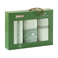 Komplet ścierek kuchennych Green Tea