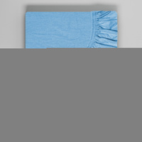 Prześcieradło z gumką 100x200 Jersey Niebieskie