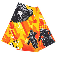 Poszewki bawełniane na jaśka 40x40 Zestaw - 3szt 045pom | pomarańczowe | motory