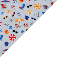 Apaszka bandamka bandana chustka | 059sza | szara | wakacje