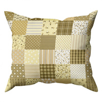 Poszewka z kory 40x40 | 107bez | beżowa | patchwork