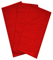 Poszewki z kory na jaśka 40x40 Zestaw 3szt czerwony