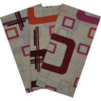 Poszewki z kory na jaśka 40x40 Zestaw 3szt 286bordo