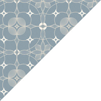 Apaszka bandamka bandana chustka | 313nie | niebieska | ornament