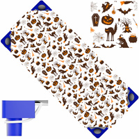 Prześcieradło na leżak do przedszkola | halloween | białe | dynie duchy