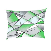 Szaro zielona Poszewka flanela 40x40 - 025szar