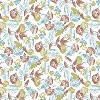 Worek szkolny na buty | 052jes | kolorowa | liście jesienne