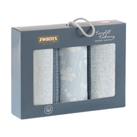 Komplet ścierek kuchennych Provence niebieski