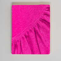 Pokrowiec na stół do masażu frotte Malinowy - Amarantowy