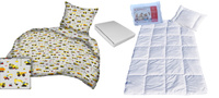 Komplet 100x160 + 40x60 + prześcieradło jersey 80x160  404szary