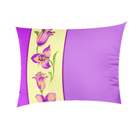 Poszewka z kory 40x40 | 165wrz | wrzosowa | kwiaty
