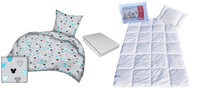 Komplet 100x160 + 50x60 + prześcieradło jersey 80x160 409s-t