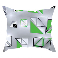 Szaro zielona Poszewka flanela 40x40 - 110zielony