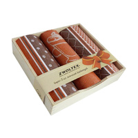 Komplet ścierek kuchennych - drewno gwiazdka deser