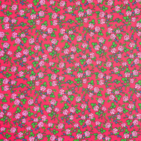 Worek szkolny na buty | 119red | czerwona | róże góralskie