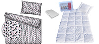 Komplet 100x160 + 40x60 + prześcieradło jersey 80x160  110róż