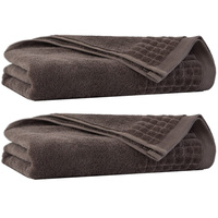 Komplet ręczników z bawełny egipskiej 50x100 70x140 Paulo taupe