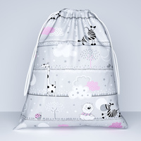 Worek na pościel do przedszkola żłobka 196różowy